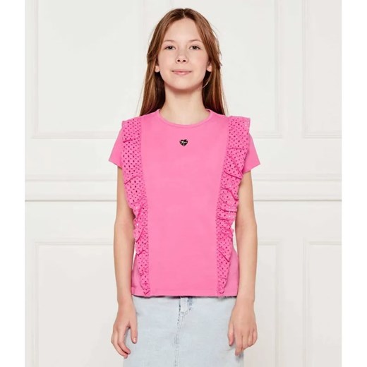 Guess T-shirt | Regular Fit ze sklepu Gomez Fashion Store w kategorii Bluzki dziewczęce - zdjęcie 184959923