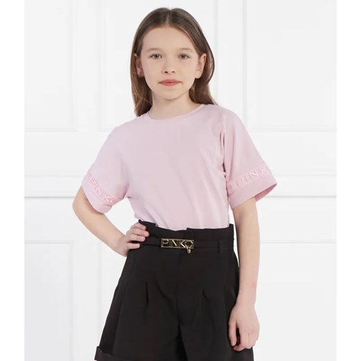 Pinko UP T-shirt | Regular Fit ze sklepu Gomez Fashion Store w kategorii Bluzki dziewczęce - zdjęcie 184959924