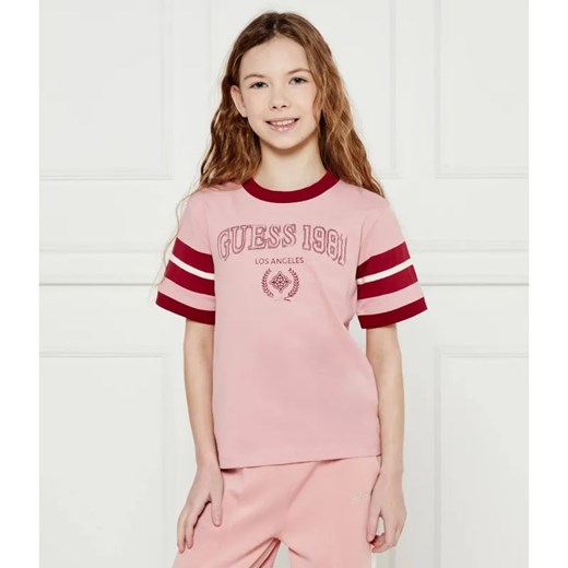GUESS ACTIVE T-shirt MINIME | Regular Fit ze sklepu Gomez Fashion Store w kategorii Bluzki dziewczęce - zdjęcie 184959952