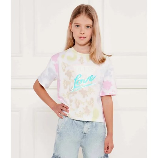 Guess T-shirt | Regular Fit ze sklepu Gomez Fashion Store w kategorii Bluzki dziewczęce - zdjęcie 184959982