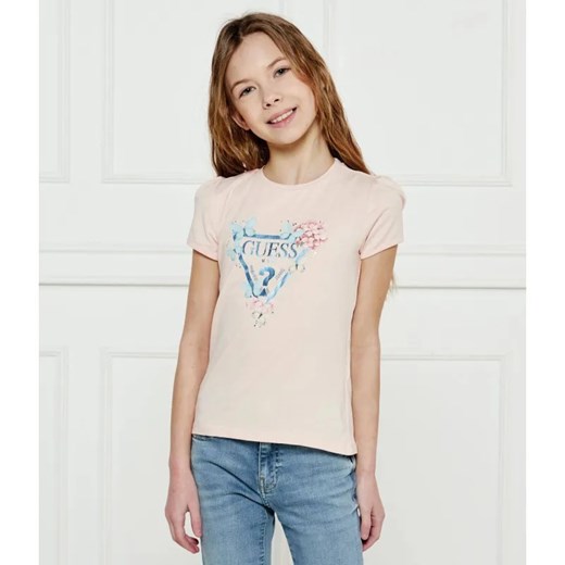 Guess T-shirt | Regular Fit ze sklepu Gomez Fashion Store w kategorii Bluzki dziewczęce - zdjęcie 184960001
