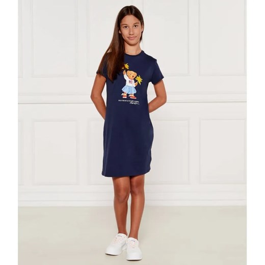 POLO RALPH LAUREN Sukienka SPRKLRBEARDR ze sklepu Gomez Fashion Store w kategorii Sukienki dziewczęce - zdjęcie 184960060