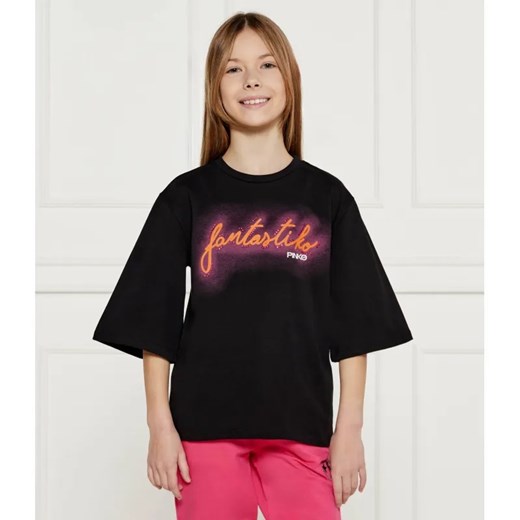 Pinko UP T-shirt | Oversize fit ze sklepu Gomez Fashion Store w kategorii Bluzki dziewczęce - zdjęcie 184960062