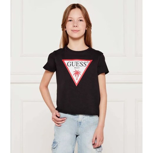 Guess T-shirt | Regular Fit ze sklepu Gomez Fashion Store w kategorii Bluzki dziewczęce - zdjęcie 184960070