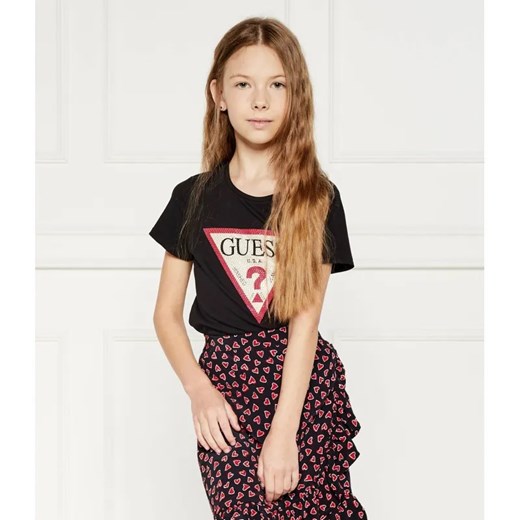 Guess T-shirt | Regular Fit ze sklepu Gomez Fashion Store w kategorii Bluzki dziewczęce - zdjęcie 184960144