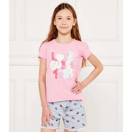 Guess T-shirt | Regular Fit ze sklepu Gomez Fashion Store w kategorii Bluzki dziewczęce - zdjęcie 184960192