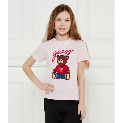 Guess T-shirt | Regular Fit ze sklepu Gomez Fashion Store w kategorii Bluzki dziewczęce - zdjęcie 184960193