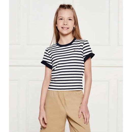 Tommy Hilfiger T-shirt | Slim Fit ze sklepu Gomez Fashion Store w kategorii Bluzki dziewczęce - zdjęcie 184960251