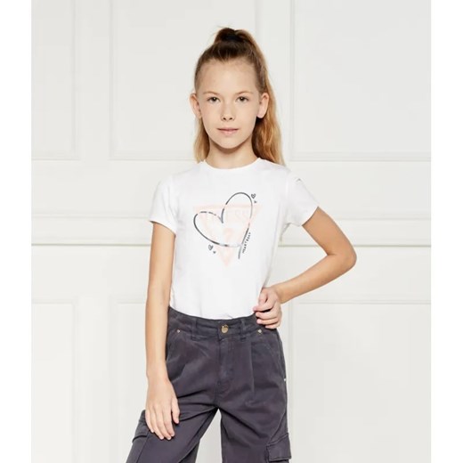 Guess T-shirt | Regular Fit ze sklepu Gomez Fashion Store w kategorii Bluzki dziewczęce - zdjęcie 184960281