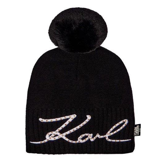 Karl Lagerfeld Kids Czapka | z dodatkiem kaszmiru ze sklepu Gomez Fashion Store w kategorii Czapki dziecięce - zdjęcie 184960774