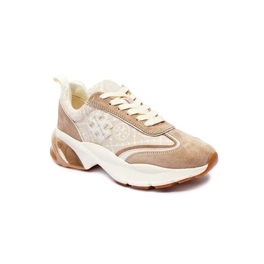 TORY BURCH Skórzane sneakersy good luck ze sklepu Gomez Fashion Store w kategorii Buty sportowe damskie - zdjęcie 184960854