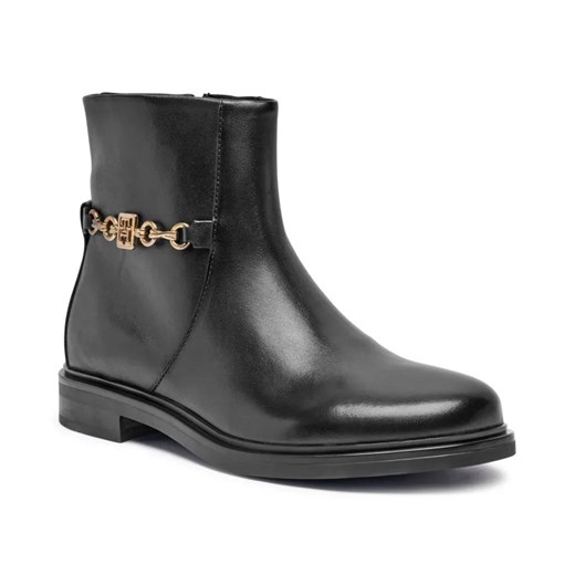 Tommy Hilfiger Skórzane botki ze sklepu Gomez Fashion Store w kategorii Botki - zdjęcie 184960861