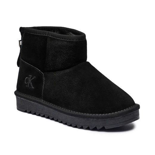 Calvin Klein Jeans Skórzane śniegowce ze sklepu Gomez Fashion Store w kategorii Buty zimowe dziecięce - zdjęcie 184961180