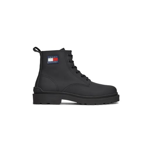 Tommy Jeans Skórzane buty wysokie TJM Leather Lace Up Boot ze sklepu Gomez Fashion Store w kategorii Buty zimowe męskie - zdjęcie 184961212