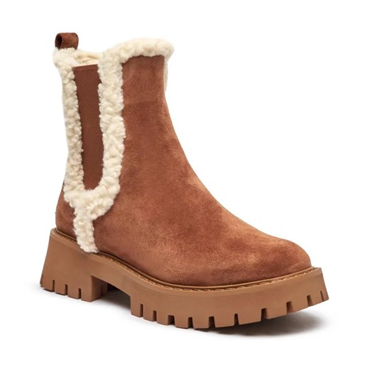 Michael Kors Skórzane sztyblety ASHER | shearling ze sklepu Gomez Fashion Store w kategorii Botki - zdjęcie 184961221