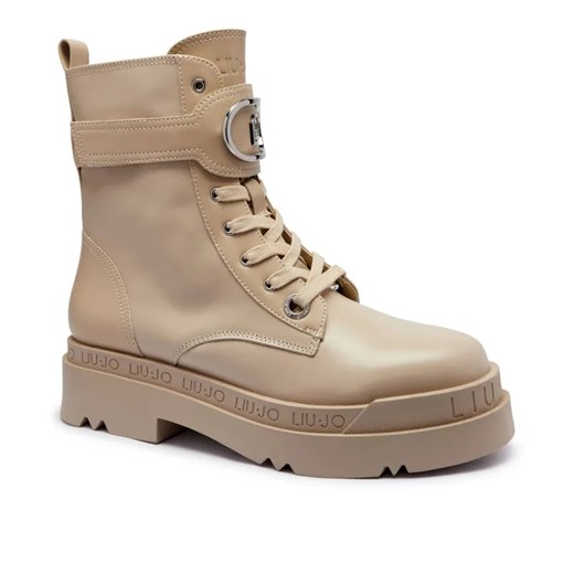 Liu Jo Skórzane botki LOVE 57 ze sklepu Gomez Fashion Store w kategorii Botki - zdjęcie 184961421