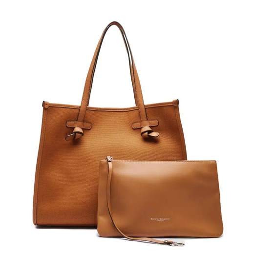 GIANNI CHIARINI Shopperka + saszetka Marcella | z dodatkiem skóry ze sklepu Gomez Fashion Store w kategorii Torby Shopper bag - zdjęcie 184961771