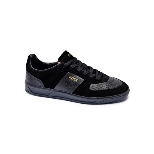 BOSS BLACK Skórzane sneakersy Brandon ze sklepu Gomez Fashion Store w kategorii Buty sportowe męskie - zdjęcie 184961834