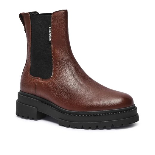 Tommy Hilfiger Skórzane sztyblety CAZIDY ze sklepu Gomez Fashion Store w kategorii Buty zimowe męskie - zdjęcie 184961921