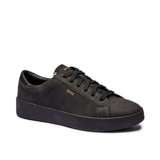 BOSS BLACK Skórzane sneakersy Belwar Tenn ze sklepu Gomez Fashion Store w kategorii Buty sportowe męskie - zdjęcie 184961953
