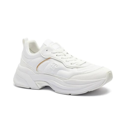 Tommy Hilfiger Sneakersy CHUNKY DRESSY RUNNER | z dodatkiem skóry Tommy Hilfiger 38 promocja Gomez Fashion Store