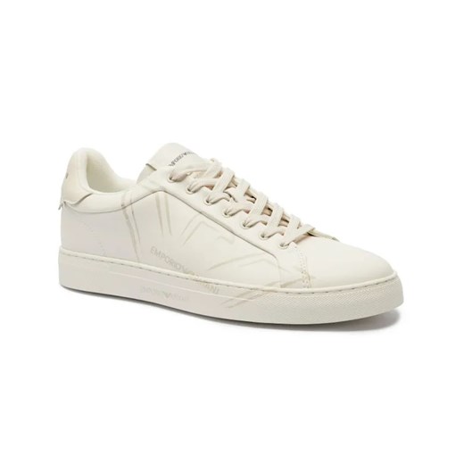 Emporio Armani Skórzane sneakersy ze sklepu Gomez Fashion Store w kategorii Buty sportowe męskie - zdjęcie 184962251
