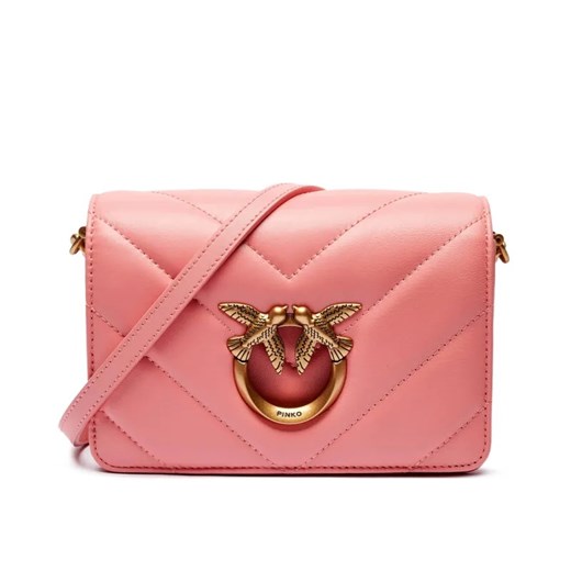 Pinko Skórzana torebka na ramię LOVE CLICK MINII ze sklepu Gomez Fashion Store w kategorii Listonoszki - zdjęcie 184962271