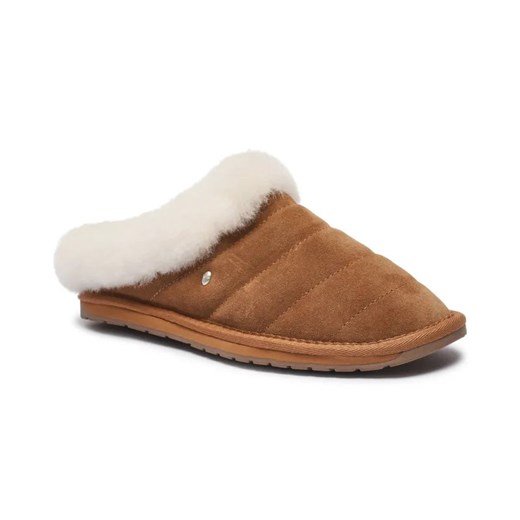 EMU Australia Skórzane obuwie domowe Virginia | z dodatkiem wełny ze sklepu Gomez Fashion Store w kategorii Kapcie damskie - zdjęcie 184962282