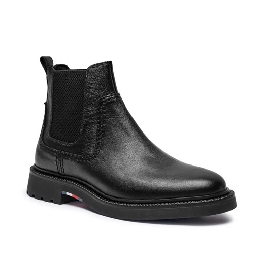Tommy Hilfiger Skórzane sztyblety CHELSEA ze sklepu Gomez Fashion Store w kategorii Buty zimowe męskie - zdjęcie 184962313