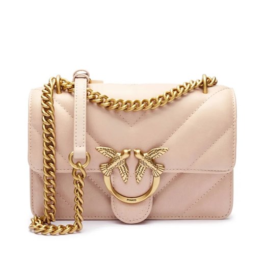 Pinko Skórzana torebka na ramię LOVE ONE MINI DC ze sklepu Gomez Fashion Store w kategorii Listonoszki - zdjęcie 184962332