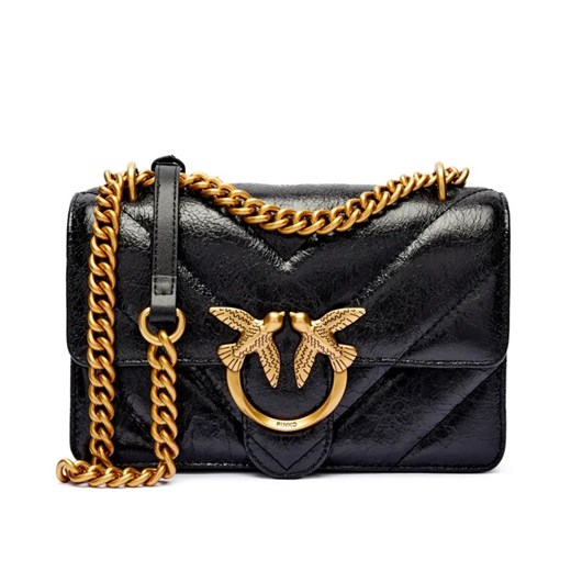 Pinko Skórzana torebka na ramię LOVE ONE MINI DC ze sklepu Gomez Fashion Store w kategorii Listonoszki - zdjęcie 184962334