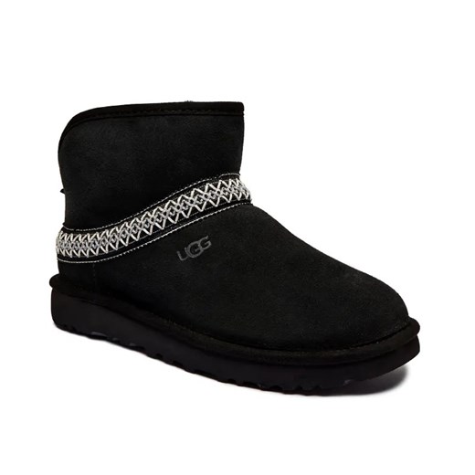 UGG Skórzane śniegowce W CLASSIC MINI CRESCENT ze sklepu Gomez Fashion Store w kategorii Śniegowce damskie - zdjęcie 184962371