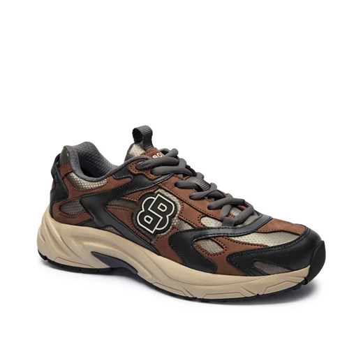 BOSS BLACK Skórzane sneakersy Levitt_Runn_BBmt ze sklepu Gomez Fashion Store w kategorii Buty sportowe męskie - zdjęcie 184962374