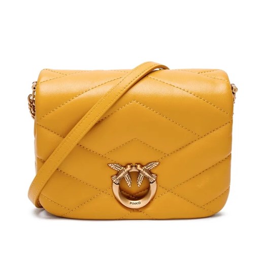 Pinko Skórzana listonoszka LOVE CLICK PUFF BABY ze sklepu Gomez Fashion Store w kategorii Listonoszki - zdjęcie 184962402