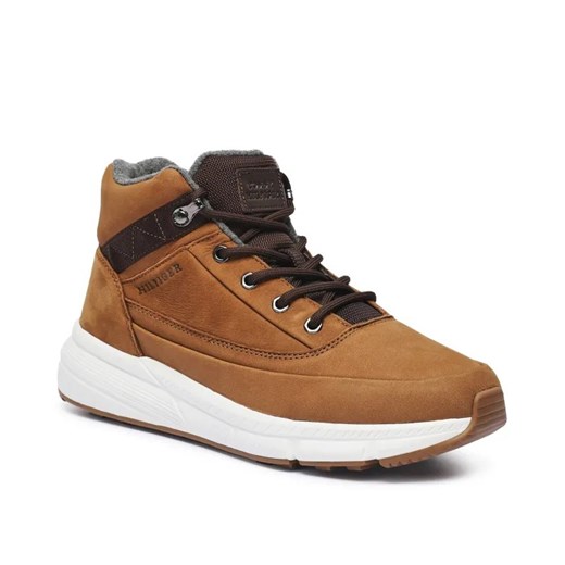 Tommy Hilfiger Skórzane sneakersy NUBUCK ze sklepu Gomez Fashion Store w kategorii Buty sportowe męskie - zdjęcie 184962404