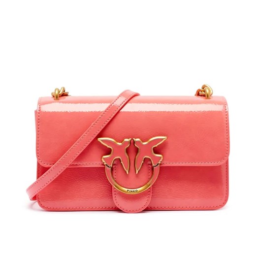 Pinko Skórzana torebka na ramię LOVE ONE MINI LIGHT ze sklepu Gomez Fashion Store w kategorii Listonoszki - zdjęcie 184962511