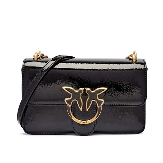 Pinko Skórzana torebka na ramię LOVE ONE MINI LIGHT ze sklepu Gomez Fashion Store w kategorii Listonoszki - zdjęcie 184962520