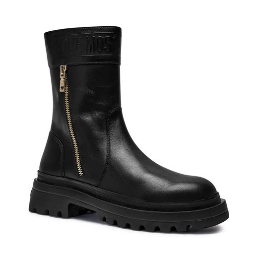 Love Moschino Skórzane botki HER50 ze sklepu Gomez Fashion Store w kategorii Botki - zdjęcie 184962524
