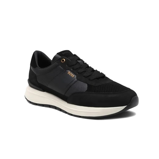 BOSS BLACK Skórzane sneakersy Jace_Runn_lmme ze sklepu Gomez Fashion Store w kategorii Buty sportowe męskie - zdjęcie 184962571