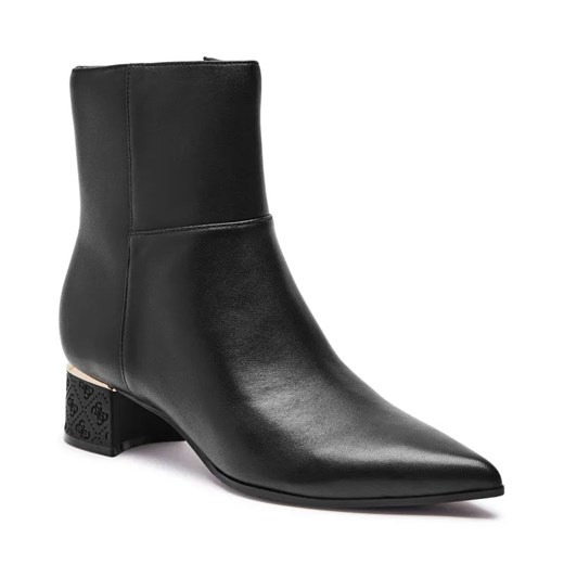 Guess Skórzane botki na słupku LUKKIE ze sklepu Gomez Fashion Store w kategorii Botki - zdjęcie 184962573