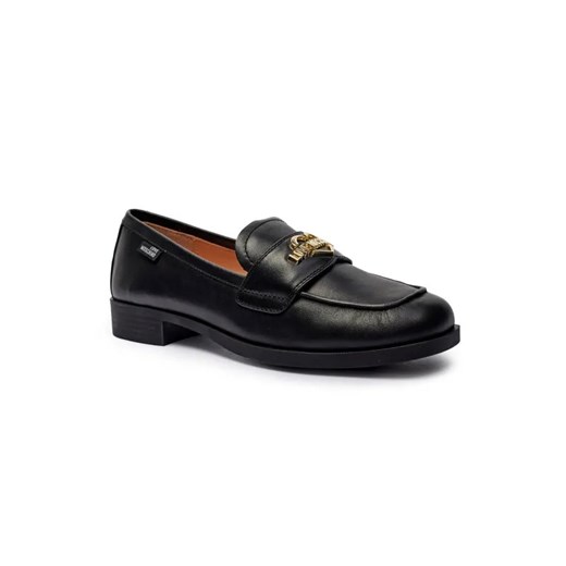 Love Moschino Skórzane mokasyny ze sklepu Gomez Fashion Store w kategorii Mokasyny damskie - zdjęcie 184962663