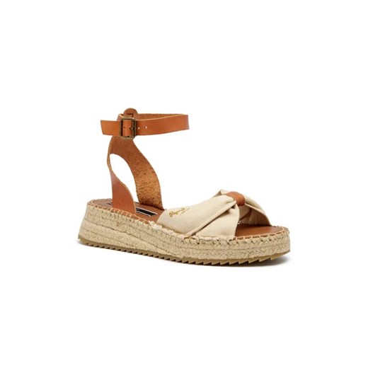 Pepe Jeans London Sandały KATE ONE | z dodatkiem skóry ze sklepu Gomez Fashion Store w kategorii Sandały damskie - zdjęcie 184962712