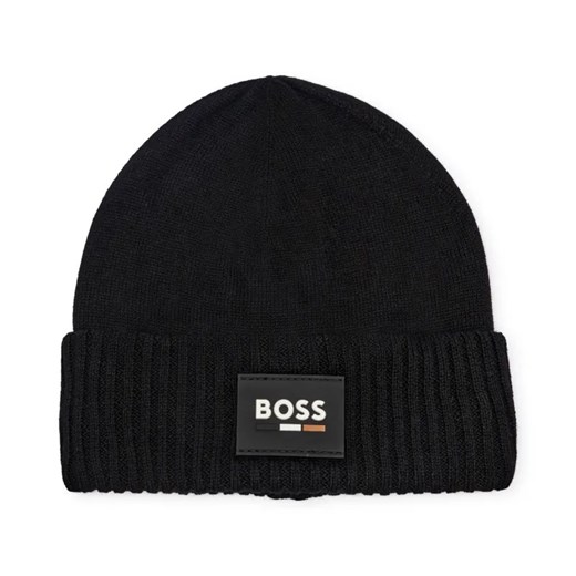 BOSS Kidswear Czapka | z dodatkiem wełny ze sklepu Gomez Fashion Store w kategorii Czapki dziecięce - zdjęcie 184962762