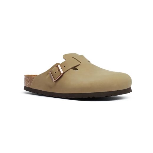 Birkenstock Skórzane mule Boston | regular fit soft footbed ze sklepu Gomez Fashion Store w kategorii Klapki męskie - zdjęcie 184962871
