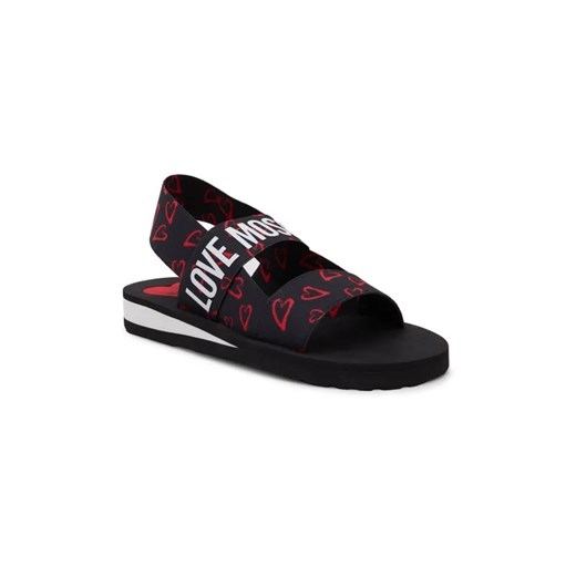 Love Moschino Sandały EVA30 ELASTICO ze sklepu Gomez Fashion Store w kategorii Sandały damskie - zdjęcie 184963014