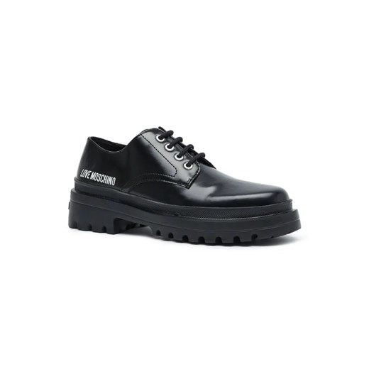 Love Moschino Skórzane półbuty ze sklepu Gomez Fashion Store w kategorii Półbuty damskie - zdjęcie 184963154