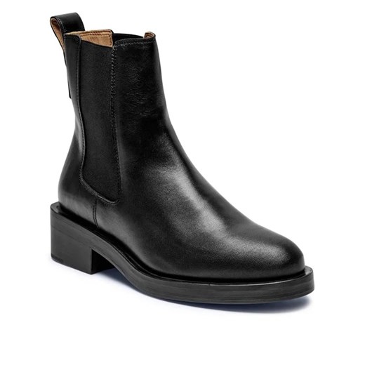 BOSS BLACK Skórzane botki Iryna ze sklepu Gomez Fashion Store w kategorii Botki - zdjęcie 184963170