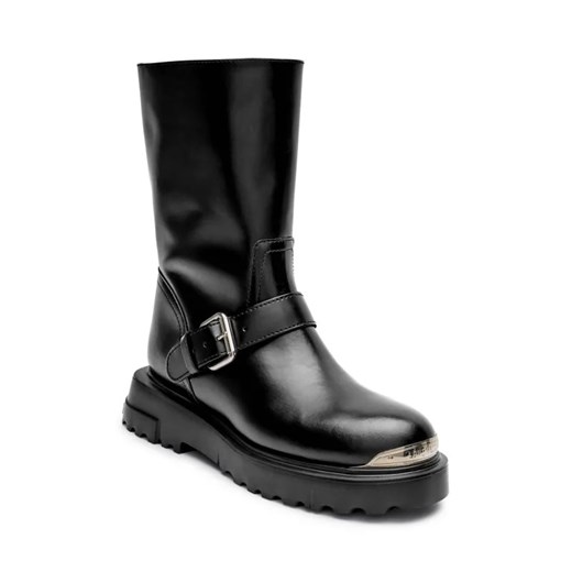 Love Moschino Skórzane botki ze sklepu Gomez Fashion Store w kategorii Botki - zdjęcie 184963213