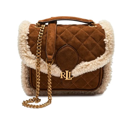 LAUREN RALPH LAUREN Skórzana listonoszka Bradley Shearling ze sklepu Gomez Fashion Store w kategorii Listonoszki - zdjęcie 184963304