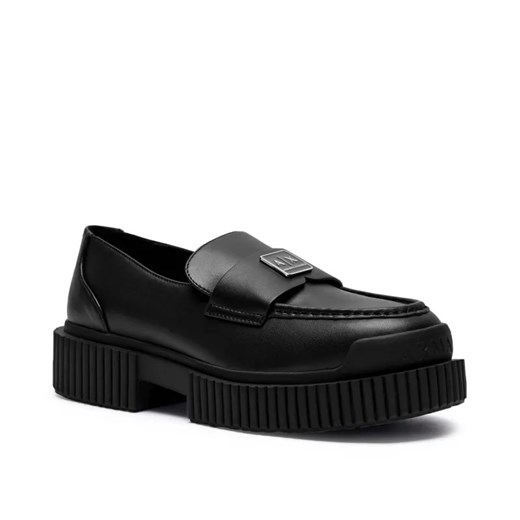 Armani Exchange Skórzane loafersy ze sklepu Gomez Fashion Store w kategorii Półbuty damskie - zdjęcie 184963340